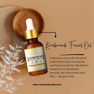 Kumkumadi Radiance Facial Oil  for All Skin Types, 30ml
